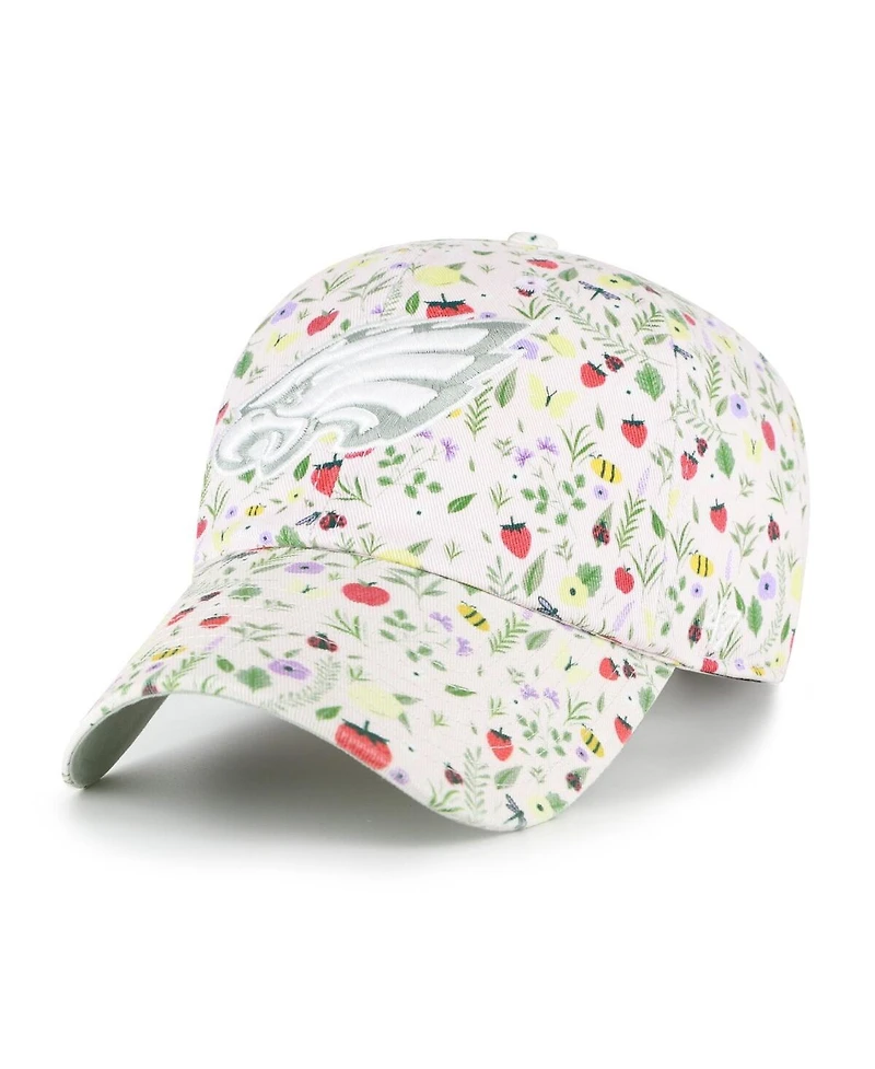 '47 Brand Women's Light Pink Philadelphia Eagles Posey Clean Up Adjustable Hat