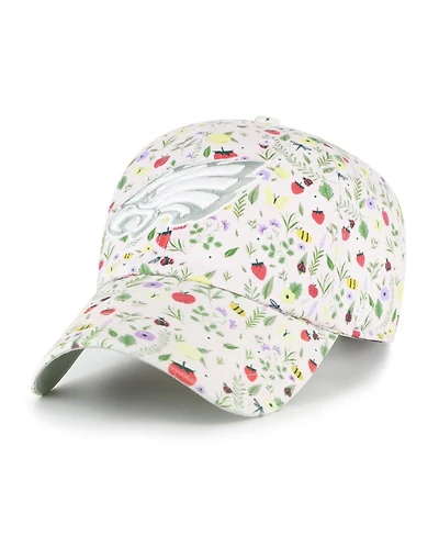 '47 Brand Women's Light Pink Philadelphia Eagles Posey Clean Up Adjustable Hat