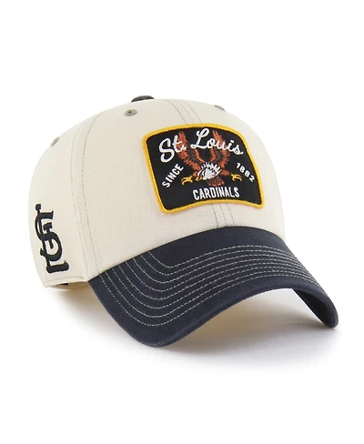 '47 Brand Men's Natural/Black St. Louis Cardinals Keepsake Collection Clean Up Adjustable Hat