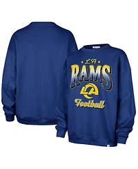 '47 Brand Women's Royal Los Angeles Rams Vibe Check Oversized Sweatshirt