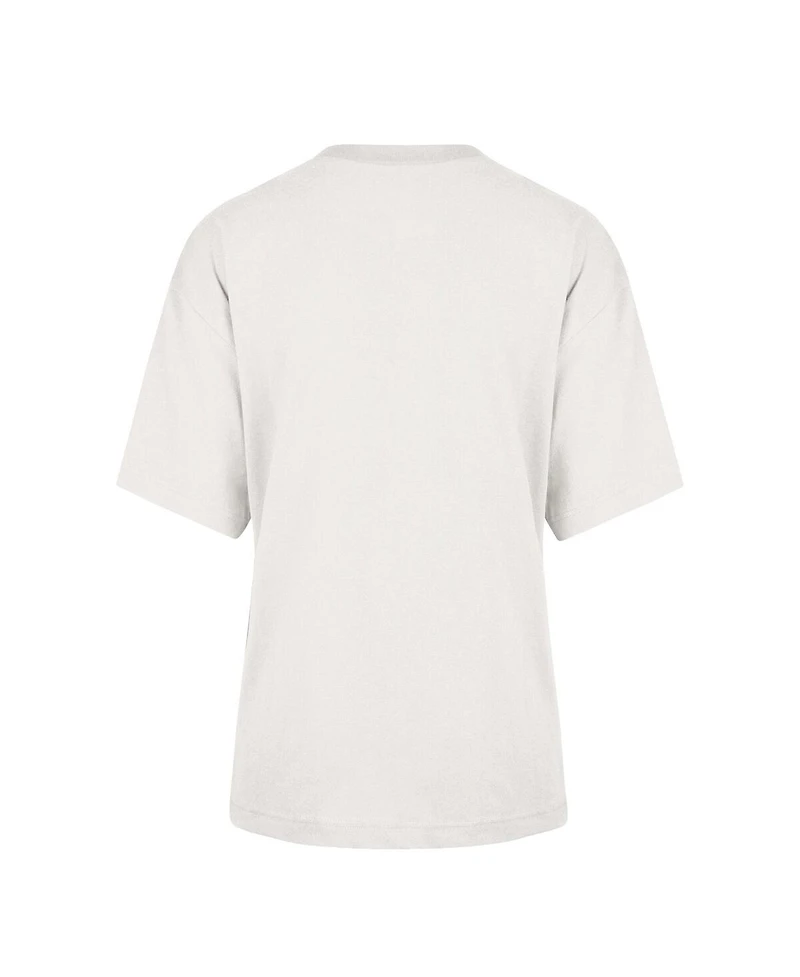 Stoney Clover Lane X '47 Brand Women's Sand Philadelphia Phillies Crossover Base Foundation T-Shirt
