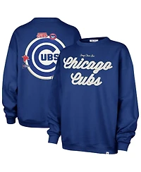 Stoney Clover Lane X '47 Brand Women's Royal Chicago Cubs Oversized Sweatshirt