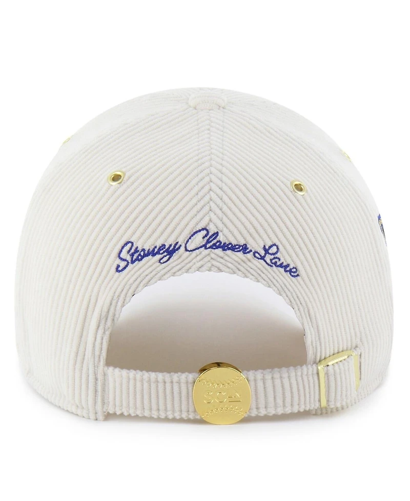 Stoney Clover Lane X '47 Brand Men's Natural Chicago Cubs Badges Charm Clean Up Adjustable Hat