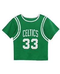 Mitchell & Ness Toddler 2-Piece Larry Bird Kelly Green Boston Celtics Play by Place T-Shirt and Shorts Set