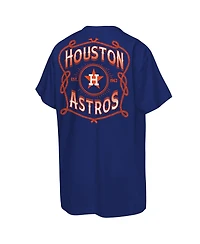 Mitchell & Ness Big Boys and Girls Navy Houston Astros Cooperstown Rodeo Rope T-Shirt