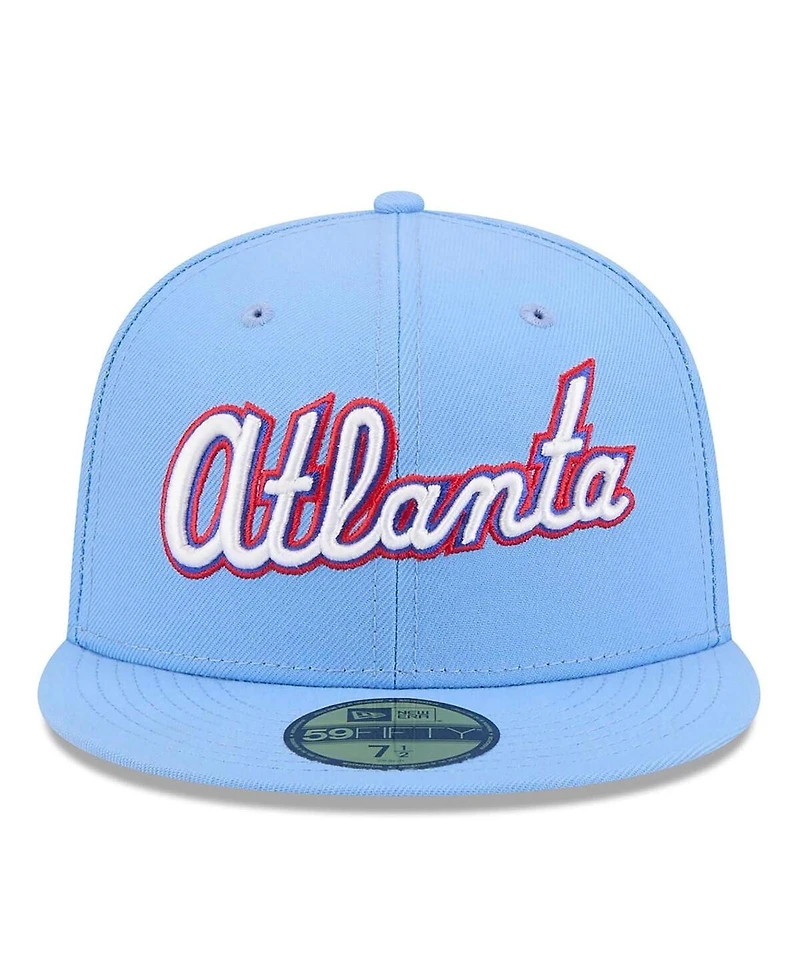 New Era Men's Light Blue Atlanta Braves 2026 City Connect 59FIFTY Fitted Hat