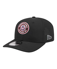 New Era Men's Black Washington Nationals Circle 9SEVENTY Adjustable Hat