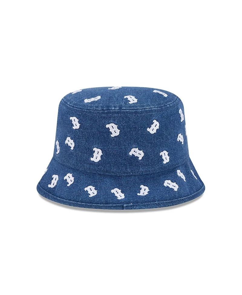 New Era Women's Boston Red Sox Denim Micro Bucket Hat