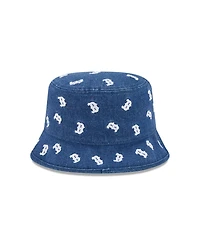 New Era Women's Boston Red Sox Denim Micro Bucket Hat