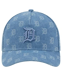 New Era Men's Denim Detroit Tigers A-Frame 9FORTY Adjustable Hat