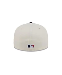 New Era Men's Cream/Navy St. Louis Cardinals Bullpen Cart 59FIFTY Fitted Hat