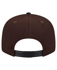 New Era Men's Dark Brown New York Jets Burnt Wood Camo 9FIFTY Snapback Hat