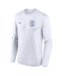 Nike Men's White Kentucky Wildcats 1996 Anniversary Legend Dri-fit Long Sleeve T-Shirt