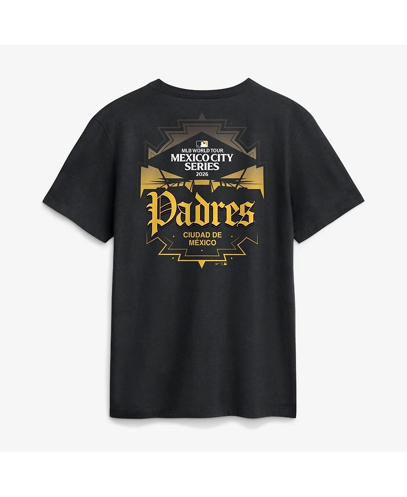 Nike Men's Black San Diego Padres Mlb World Tour: Mexico City Series Graphic T-Shirt
