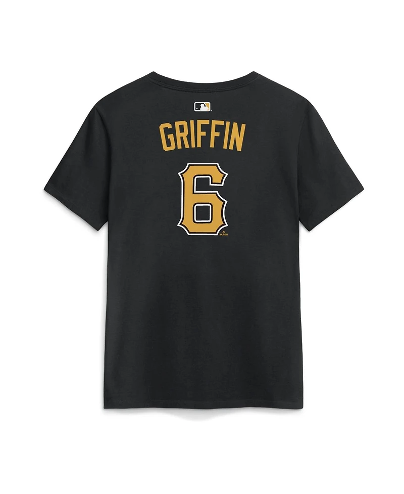 Nike Women's Konnor Griffin Black Pittsburgh Pirates Name and Number T-Shirt