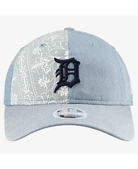 New Era Women's Detroit Tigers Denim Patchwork 9TWENTY Adjustable Hat