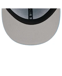 New Era Men's Light Blue Tennessee Titans Script 59FIFTY Fitted Hat