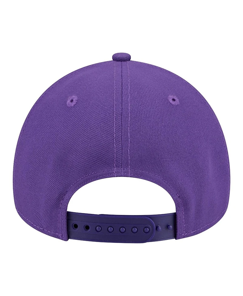 New Era Big Boys and Girls Purple Los Angeles Lakers 9FORTY A-Frame Adjustable Hat