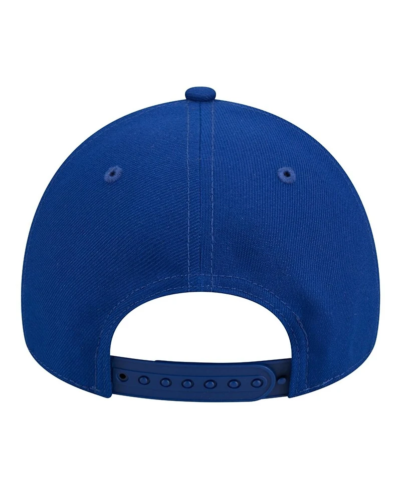 New Era Big Boys and Girls Blue Detroit Pistons 9FORTY A-Frame Adjustable Hat