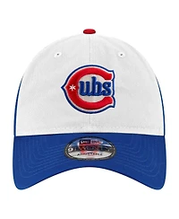 New Era Men's Royal/White Chicago Cubs 150th Anniversary Casual Classic Adjustable Hat