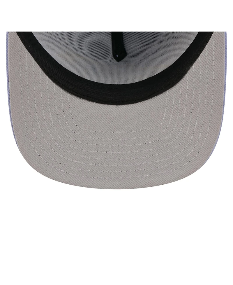 New Era Men's Lavender Carolina Panthers Bloom A-Frame 9FIFTY Snapback Hat