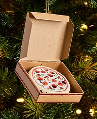 Holiday Lane Foodie & Spirits Pizza Box Ornament, Macy's Exclusive