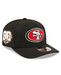 New Era Men's Black San Francisco 49ers 80th Anniversary 9SEVENTY Adjustable Hat