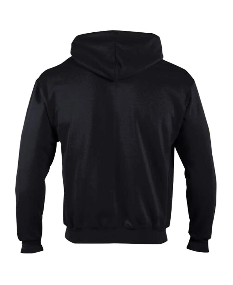 Champion Men's Black San Francisco 49ers Powerblend Fleece Full-Zip Hoodie