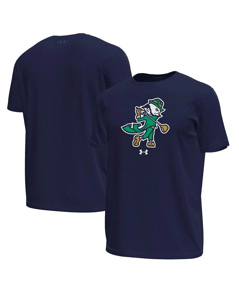 Under Armour Men's Navy Notre Dame Fighting Irish Golf Leprechaun Tech Stretch T-Shirt
