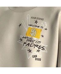 Fanatics Women's Beige San Diego Padres Graffiti Fleece Sweatshirt