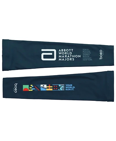 Boco Gear Men's and Women's Blue World Marathon Majors 7 City Arm Warmers
