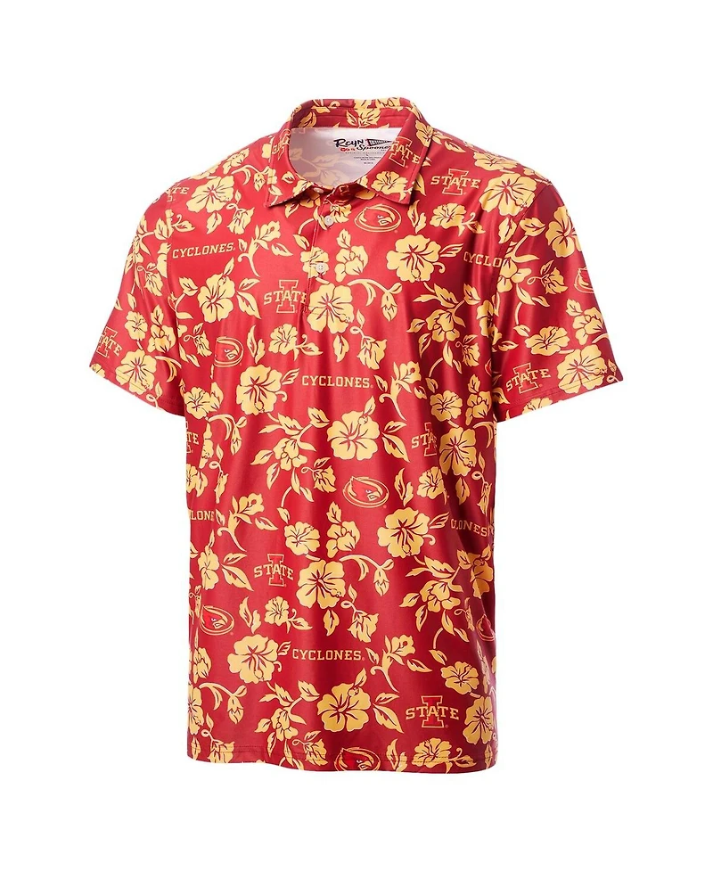 Reyn Spooner Men's Cardinal Iowa State Cyclones Performance Polo Shirt