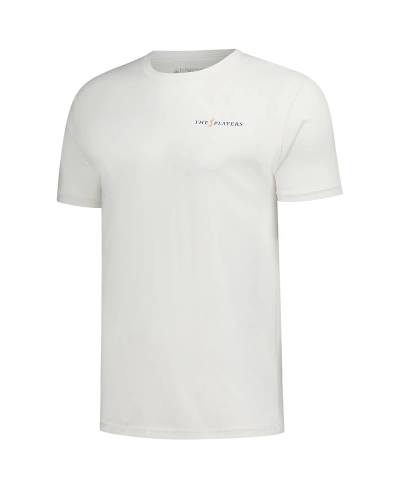 Flomotion Men's and Women's Cream The Players 17th Hole Retrieval Service T-Shirt