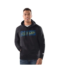 Starter Men's Black Los Angeles Rams Rookie Hoodie