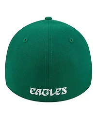 New Era Men's Kelly Green Philadelphia Eagles Core Team 39THIRTY Flex Hat