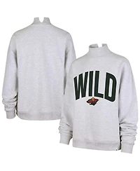 '47 Brand Women's Heather Gray Minnesota Wild Subtle Muse Sweatshirt