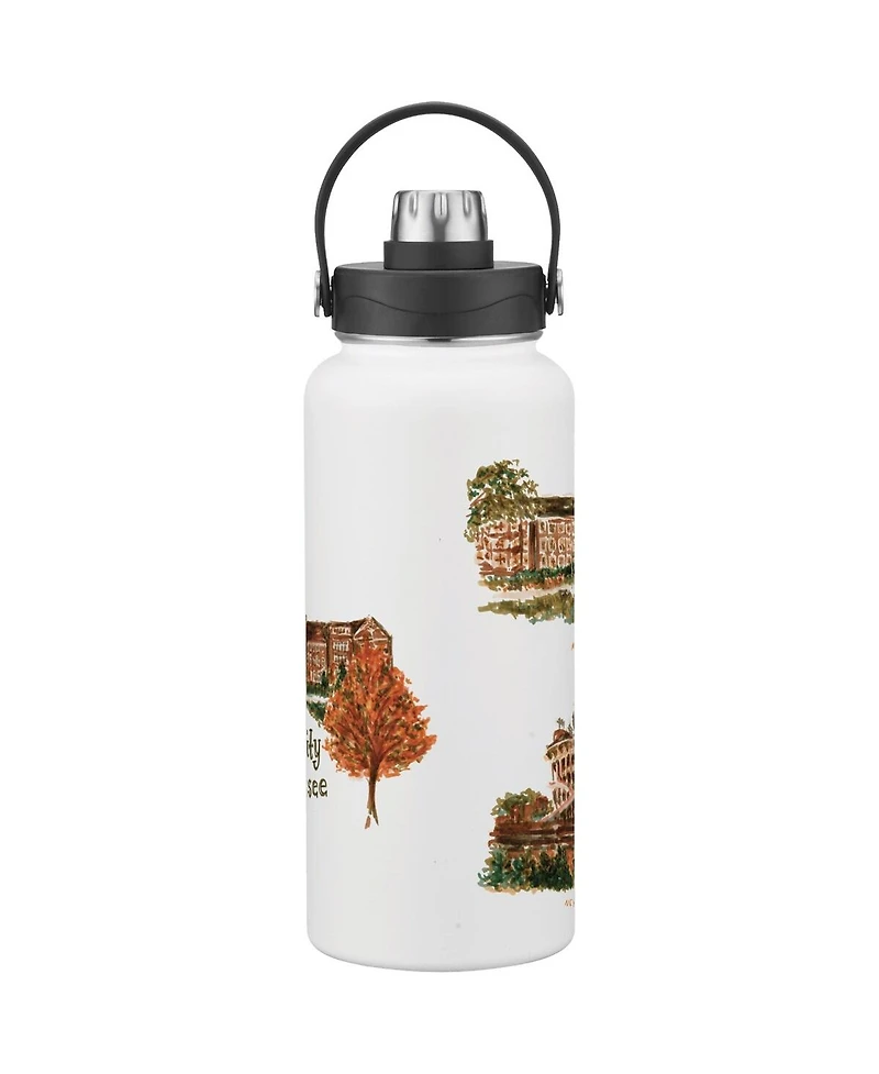 Indigo Falls Tennessee Volunteers Laura Wilcox Watercolors 34oz. Water Bottle