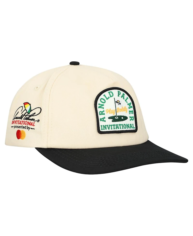Barstool Golf Men's and Women's Cream Arnold Palmer Invitational Five-Panel Snapback Hat