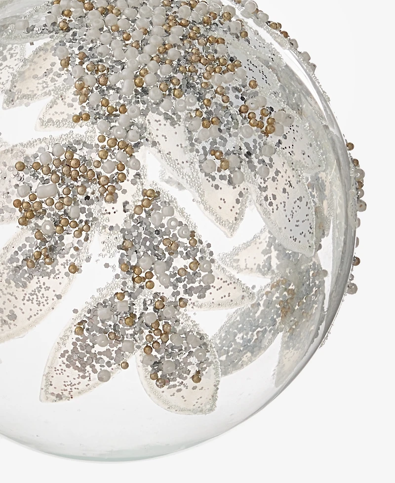 Holiday Lane Iced Delight Merry Christmas Ball Ornament, Macy's Exclusive