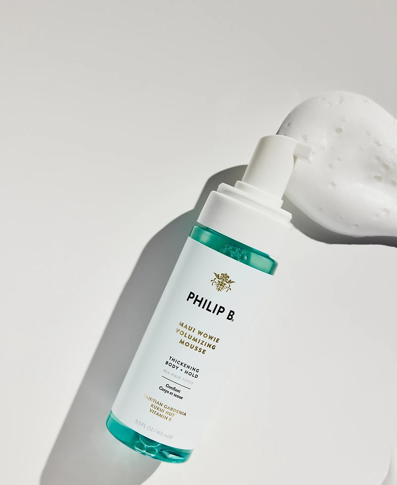 Philip B Maui Wowie Volumizing Mousse, 5.5 oz.
