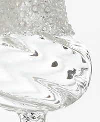 Holiday Lane Iced Delight Glass Icicle Ornament, Macy's Exclusive