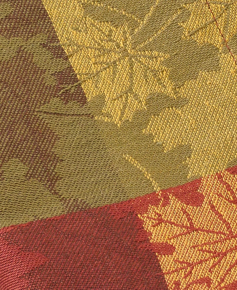 Saro Lifestyle Fall Foliage Design Jacquard Napkins, Set of 4