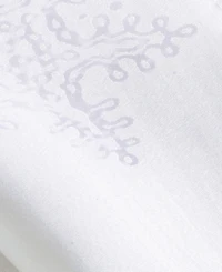 Saro Lifestyle Burnout Snowflake Table Napkins, Set of 4