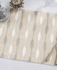 Saro Lifestyle Embroidered Design Placemats, Set of 4