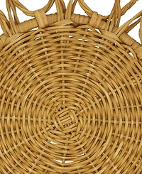 Saro Lifestyle Twisted Rattan Placemats, Set of 4