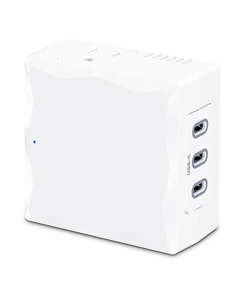 CyberPower P2WUC3 2-Outlet Home/Office Wall-Tap Surge Protector with 3x Usb-c Port, White