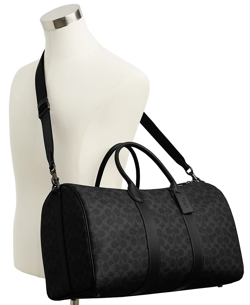 Coach Men's Compass 45 Zip-Top Duffle Bag