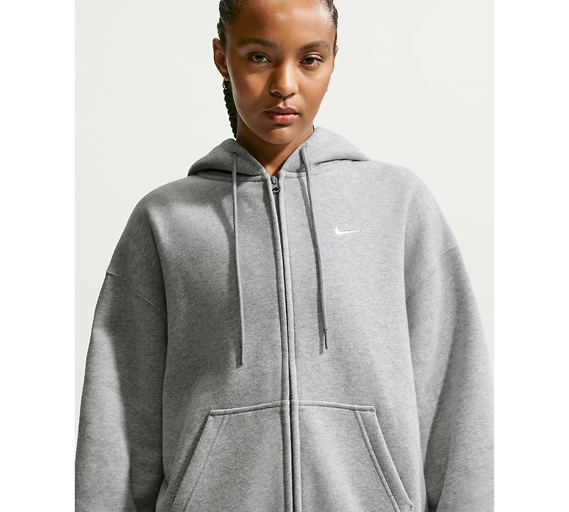 Nike Studio Fleece Medium Weight Women's Oversized Full-Zip Hoodie