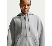 Nike Studio Fleece Medium Weight Women's Oversized Full-Zip Hoodie