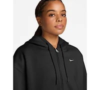 Nike Studio Fleece Medium Weight Women's Oversized Full-Zip Hoodie